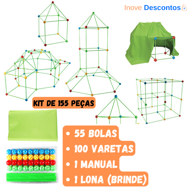 Kit de Construção Constru-Kids + Lona de Brinde