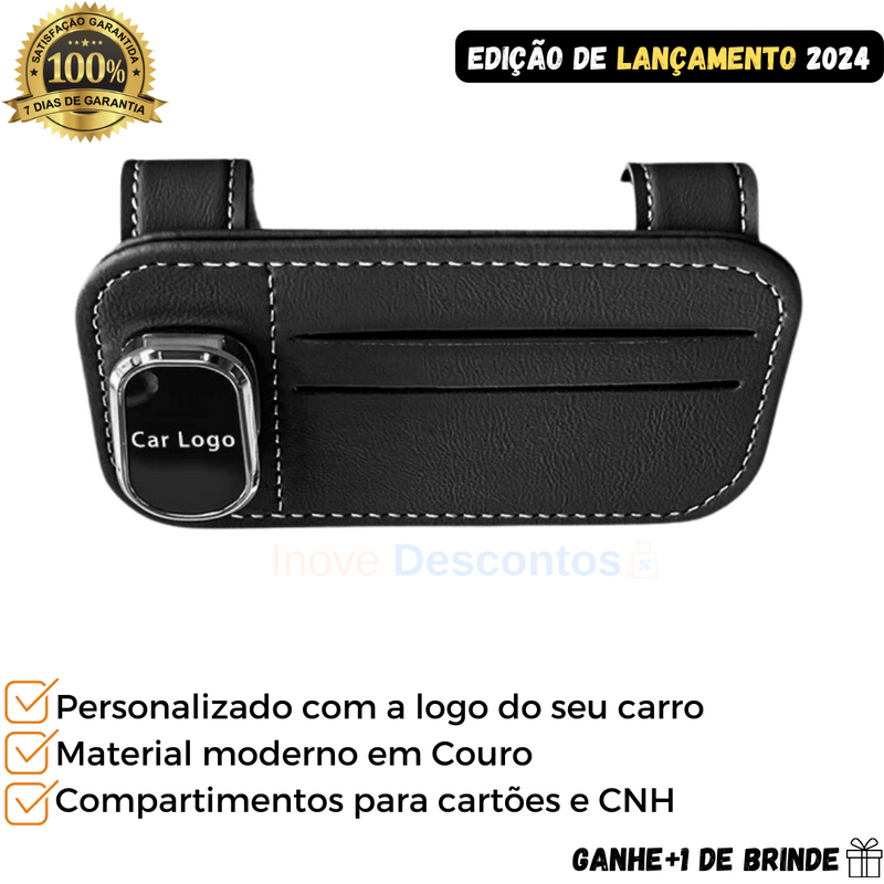 Kit 2 Organizador de Quebra Sol Premium (COMPRE 1 LEVE 2)