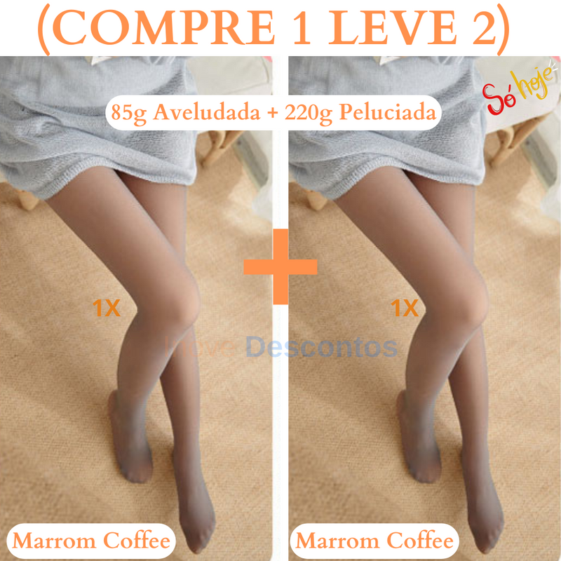 Meia Calça Forrada Translúcida 85g e 220g (COMPRE 1 LEVE 2)