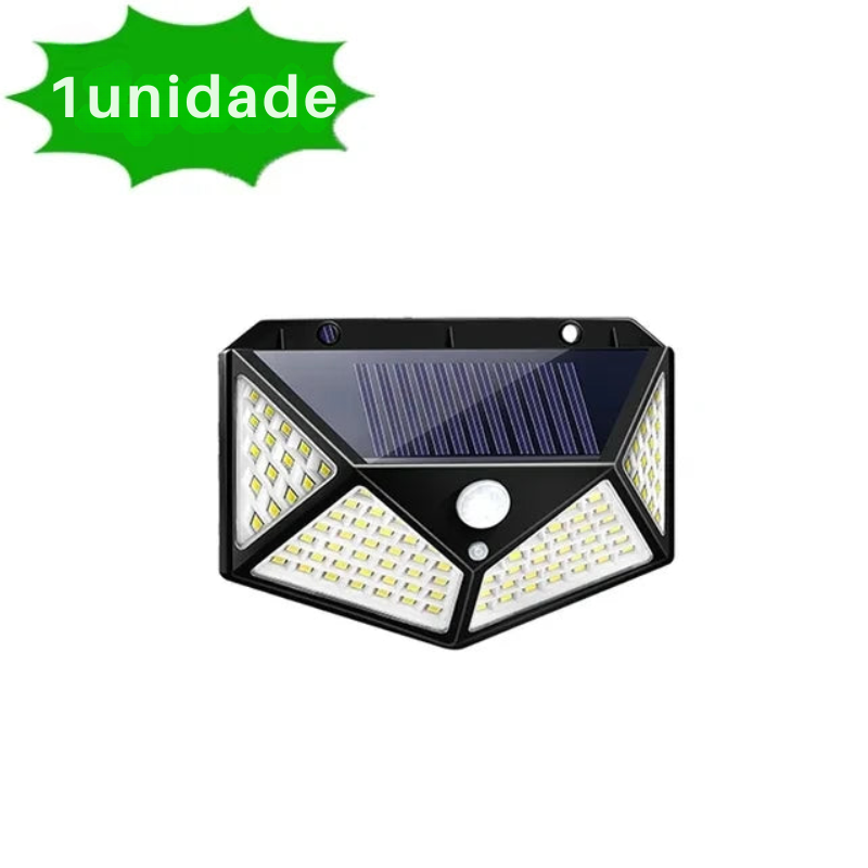 Kit Refletor Solar Impermeável com sensor de Presença (COMPRE 2 LEVE 4)