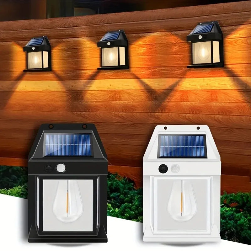 Kit Luminárias Solar á Prova d'água com Sensor de Presença (COMPRE 1 LEVE 2)