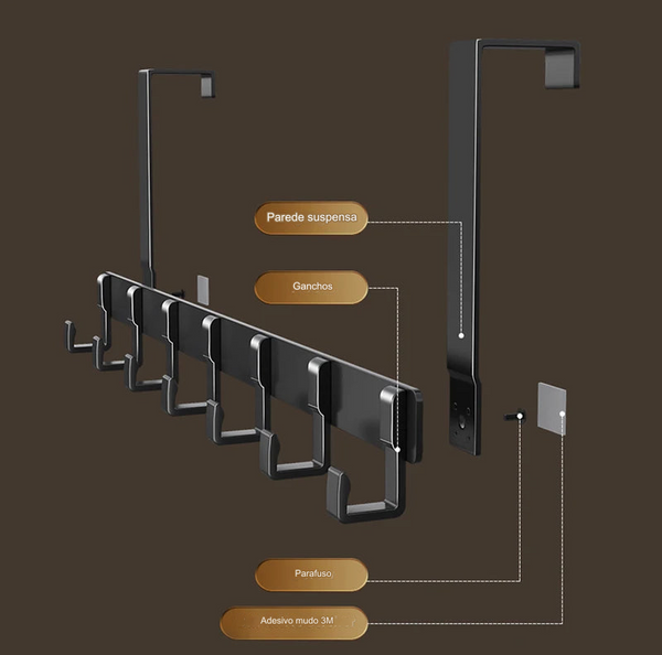 Hack Organizador de Porta Multifuncional (PAGUE 1 LEVE 2)