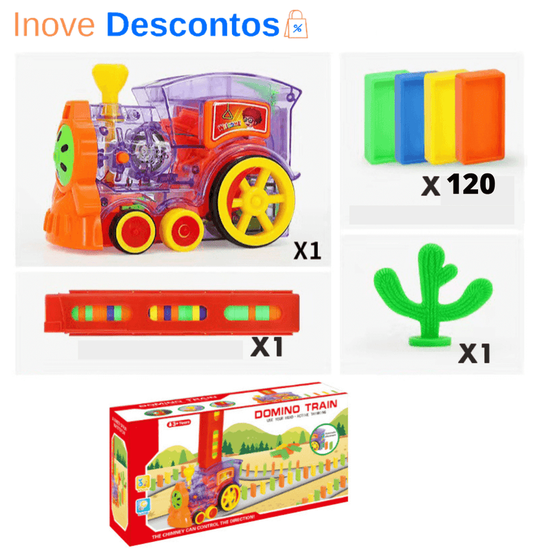 Trem da Felicidade Kids™️ Empilhe e Derrube (50% de Desconto) - inovedescontos