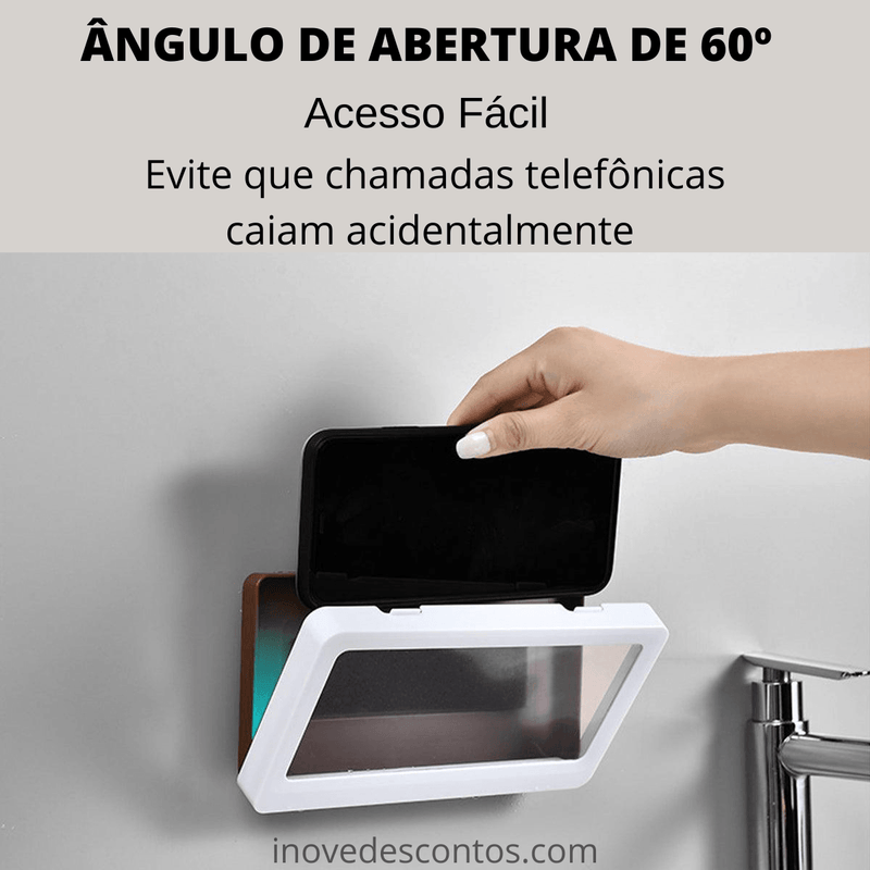 Suporte para celular à prova D'àgua - Àqua Box - inovedescontos