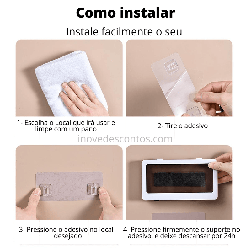 Suporte para celular à prova D'àgua - Àqua Box - inovedescontos