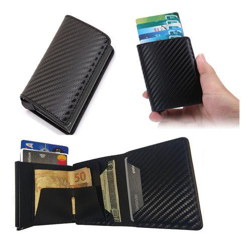 Carteira Alfa-Black com tecnologia antifurto RFID (Últimas unidades) - inovedescontos