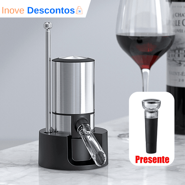 Aerador de Vinho Elétrico The Lux™️ + Brinde Grátis ORIGINAL - inovedescontos