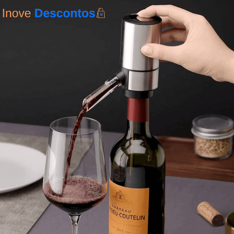 Aerador de Vinho Elétrico The Lux™️ + Brinde Grátis ORIGINAL - inovedescontos