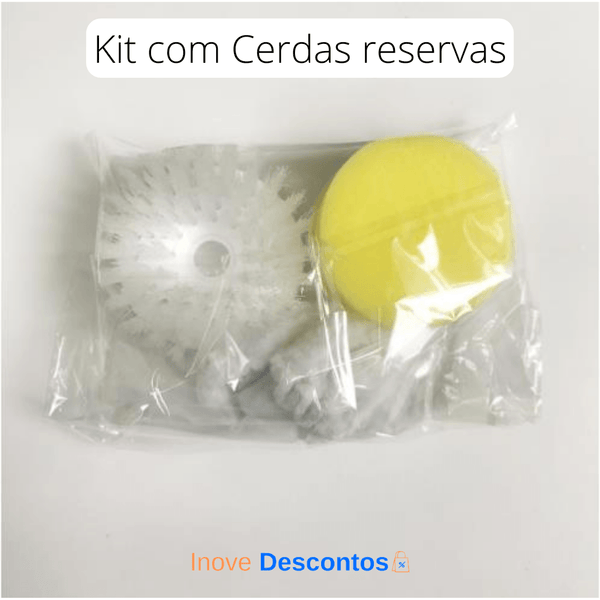 Kit de Cerdas reservas para Escova Elétrica Wireless - inovedescontos