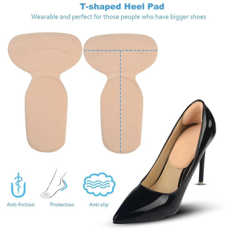 Half Insoles for Women Shoes Back Stickers High Heels Liner Insert Heel Pain Relief Protector Cushion Pads for Shoe Size Reducer - inovedescontos