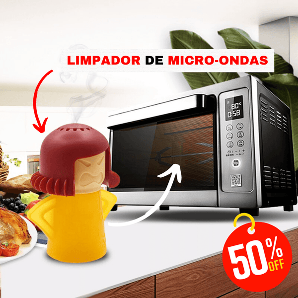 Limpador de micro-ondas e geladeira Angry Mama - inovedescontos