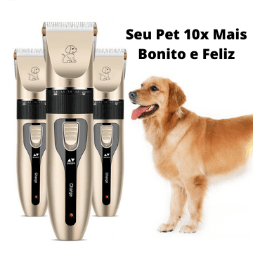 Máquina de Tosar Pet Max - Gold™️ - inovedescontos