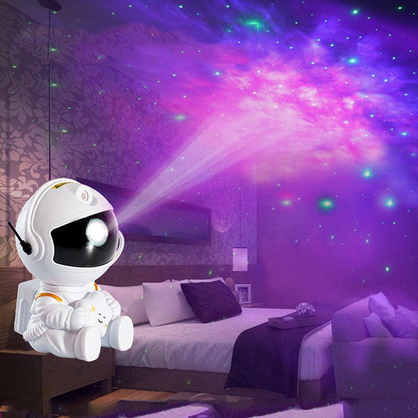 NEW Astronaut Projector Starry Sky Galaxy Stars Projector Night Light LED Lamp For Bedroom Room Decor Decorative Nightlights - inovedescontos