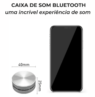 Caixa de Som Bluetooth de Condução Óssea Dura Mobi - inovedescontos