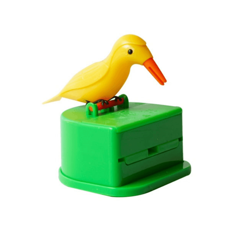 Novo pegador de palito criativo Small Bird inovedescontos Amarelo 1 